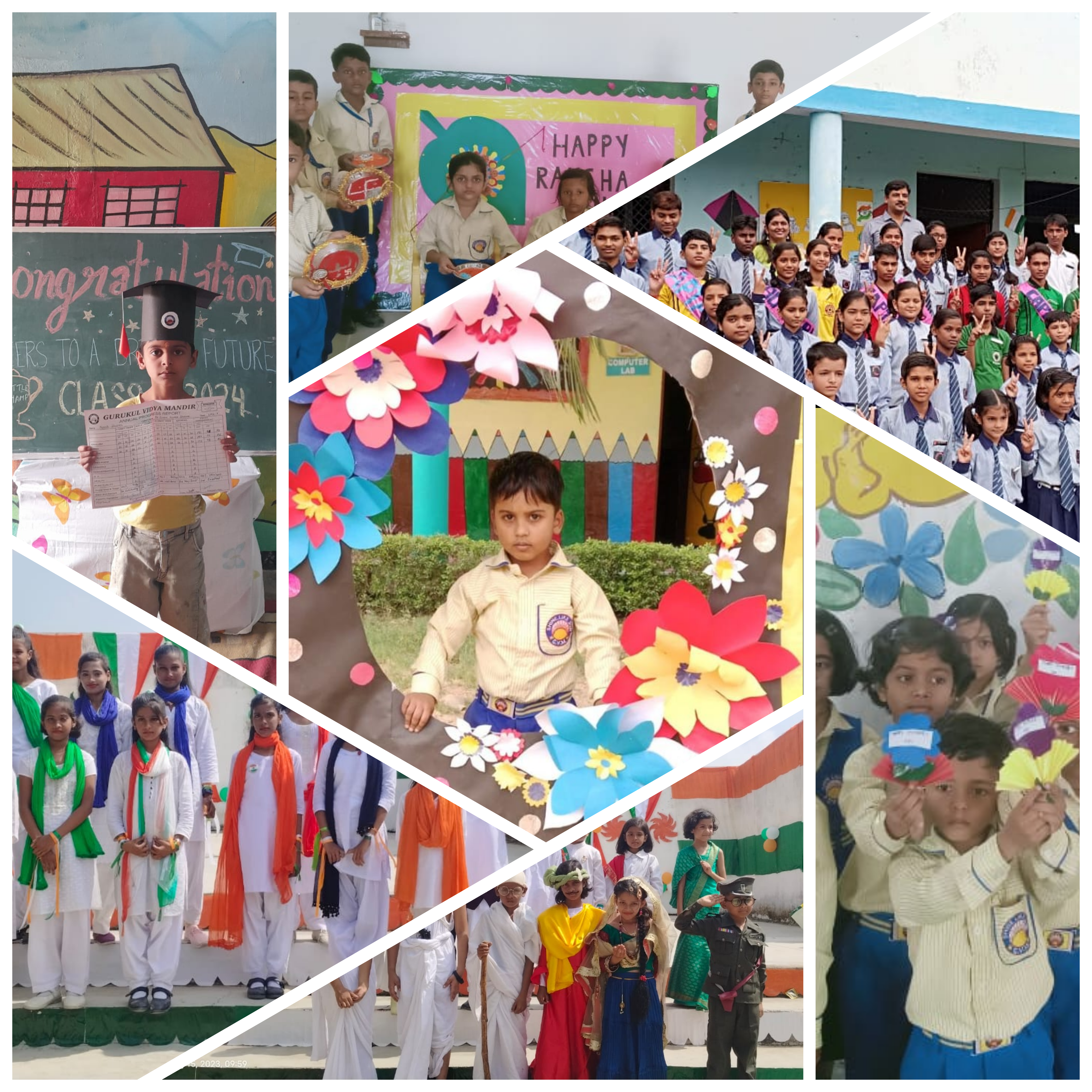 School Campus Aerial View